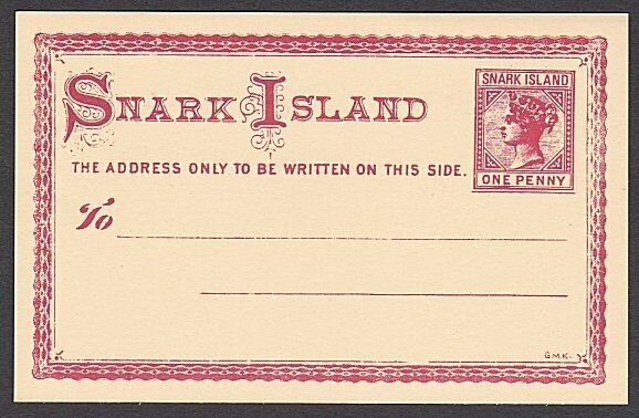 GB WONDERLAND Gerald King SNARK ISLAND fantasy postcard.....................R258