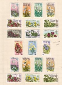 FALKLAND ISLANDS VF-MLH SELECTIONS/SETS CAT VAKUE $145