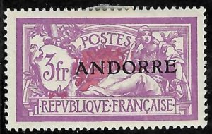 French Andorra #18 - 19 Mint Hinge