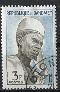 Dahomey 1963: Sc. # 161; Used CTO Single Stamp