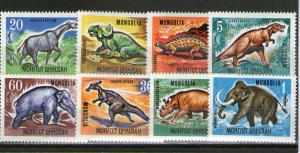 Mongolia 447-454 MNH