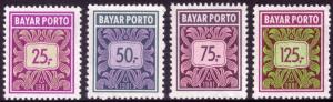 Indonesia 1981 Postage Dues Set of 4 SGD1641-D1644 MNH