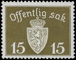 Norway 1937 Sc O25 MVLH vf