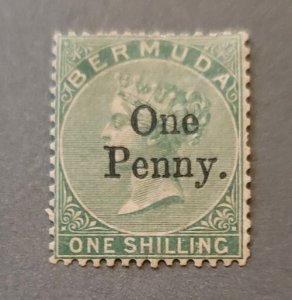 Stamps Bermuda Scott #15 hinged