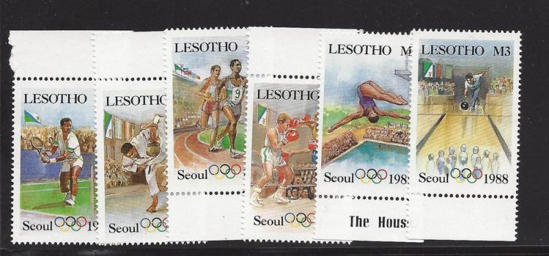 Lesotho, 571-76, Olympic Games Seoul Singles,**MNH**