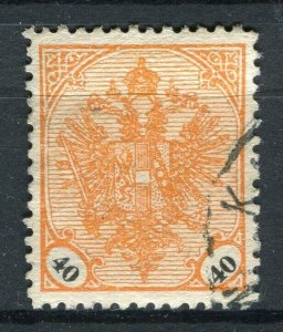 BOSNIA; 1901 early Eagle Coat of Arms issue fine used 40h. value