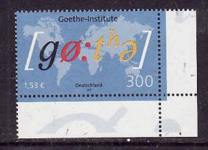 Germany-Sc#2123-unused NH set-Goethe Institute-2001-