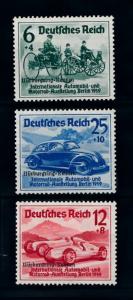 [70536] Germany Reich 1939 Nürnbergring Rennen OVP Mi. 695-697 CV €280 MNH OG