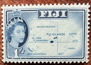 Fiji #171 MNH Single South Pacific Map SCV $2.75 L23