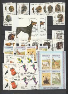 DOGS ENDANGERED ANIMALS Stamps / ** / Used / Thematic / Topical Lot 17635-