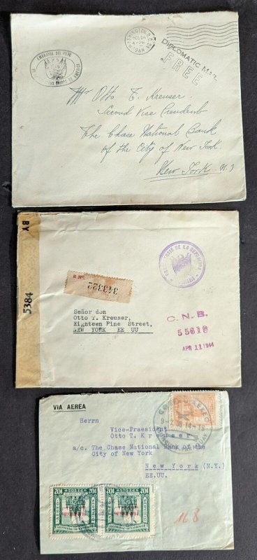 EDW1949SELL : PARAGUAY Interesting collection of 32 covers, all to USA.