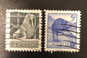 Canada # 335-336 Used