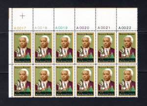 US #1804, PL Block of 12 , VF, MNH, Benjamin Banneker, CV $4.00  .....6784740