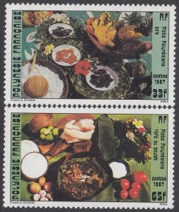 French Polynesia 458-459 MNH CV $3.10