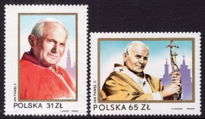 Poland 2574-2575 Pope John Paul II MNH VF