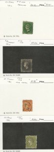 St. Vincent, Postage Stamp, #3, 13, 24, 25 Used, 1862-81, JFZ