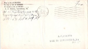 United States A.P.O.'s Soldier's Free Mail c1943 U.S. Army, Postal Service A....