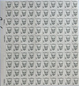 Scott #1856 SINCLAIR LEWIS ￼Sheet of 100 US 14¢ Stamps MNH 1985