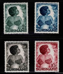 Suriname Scott B22-B25 MH* 1936  stamp set