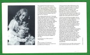 1990 #1274-1277 FDC Cultural Treasures - Dolls Plate Block, Cachet, Spl.Cancel