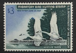 US #RW33 DUCK MINT OG NH XF $160 LOT #1288