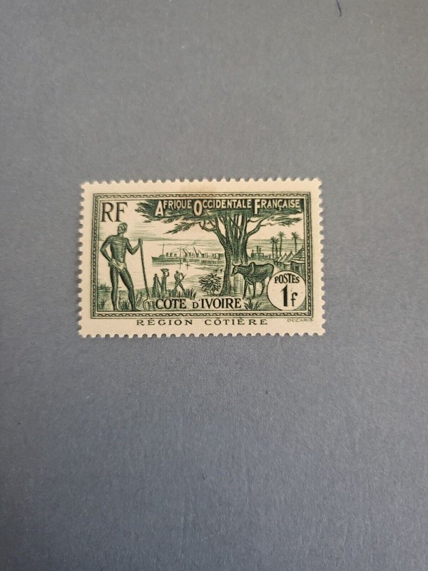 Stamps Ivory Coast Scott #136 h
