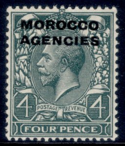 MOROCCO AGENCIES GV SG59, 4d grey-green, NH MINT. Cat £16.