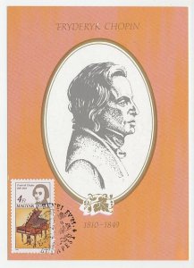 Maximum card Hungary 1985 Fredryk Chopin - Composer