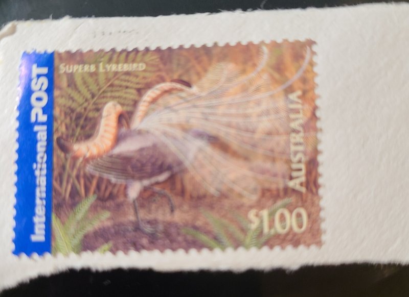 AU - S#2386 - Used on Paper - 2005 - $1.00 - Superb Lyrebird