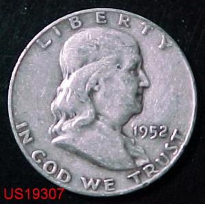 1952-D FRANKLIN HALF DOLLAR circulated