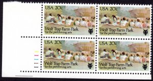 Scott #2018 Wolf Trap Farm Park Plate Block of 4 Stamps - MNH P#11111 LL