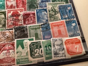 Germany mixed vintage mounted mint & used stamps Ref 50037 