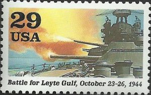 # 2838i MINT NEVER HINGED ( MNH ) BATTLE LEYTE GULF