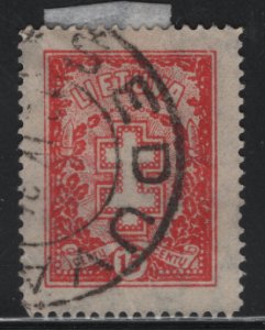 Lithuania 214 Double-Barred Cross 1927