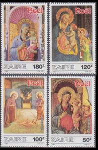 1987 Zaire(Congo Kinshasa) 945-948 Fra Angelico 7,00 €