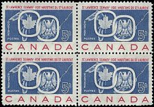 CANADA   #387 MNH BLOCK OF 4 (3)