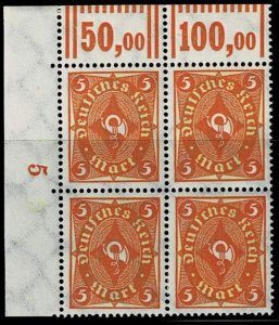 Germany 1922, Scott#180 MNH, Rotary Print, Margin 2'9'2 + 1'11...