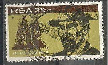 SOUTH AFRICA, 1968, used 21/2c, Hertzog, Scott 348