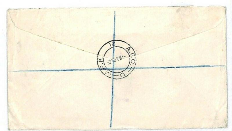 GB S AFRICA N ZEALAND  *SAAPO* Franking REGISTERED{samwells-covers}1945 WW2 CW21