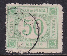 Romania (1908-11) Sc J40 (1) used