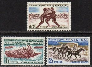 Senegal Sc #202-204 Mint Hinged