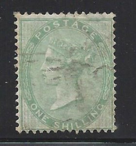 Great Britain #28 Used ONE SHILLING VF USED -- A BEAUTY!! CV$300