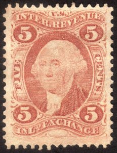 1862, US 5c, Inland Exchange, MNG, Sc R27c