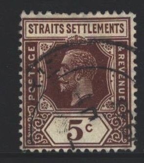 Straits Settlements Sc#187 Used