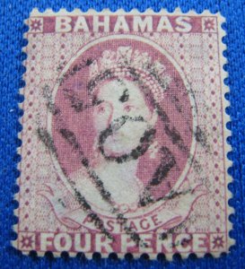 BAHAMAS 1861  -  SCOTT # 3   USED   (b2)