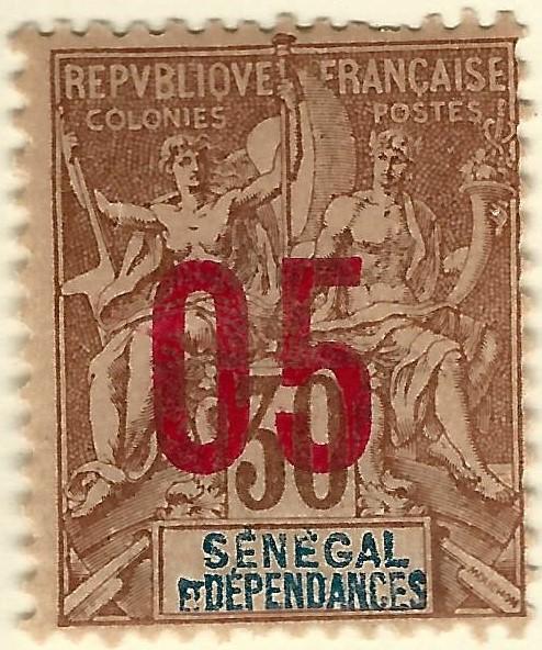 French Senegal (Scott #75) Mint F-VF...A piece of exotic History!