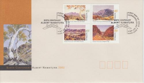 2002 Australia Albert Namatjira Centenary (Scott 2064-67a) 