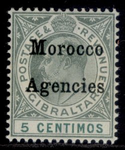 MOROCCO AGENCIES EDVII SG17, 5c grey-green & green, M MINT. Cat £10.