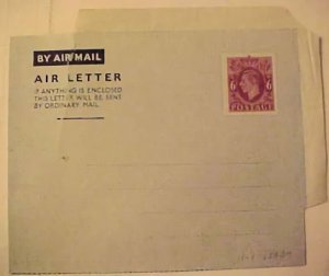 GREAT BRITAIN AIR LETTER #1-1 CAT 150M (=$90.00)