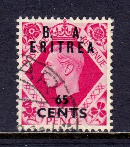 Great Britain (Offices in Eritrea) - Scott #21 - Used - Pencil/rev. - SCV $1.75